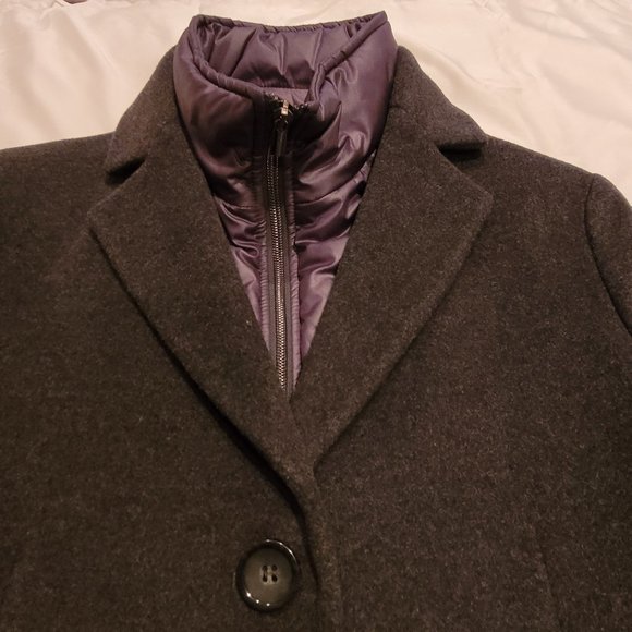 Cinzia Rocca Icons Wool Coat, Gray - Picture 2 of 7